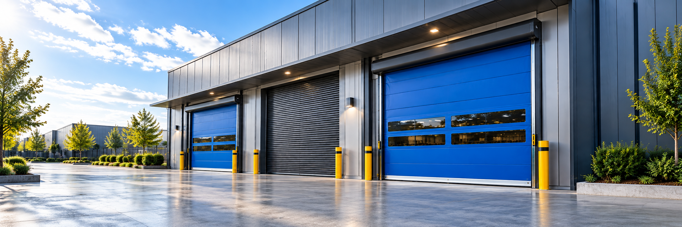 Roller shutters and rapid roll doors